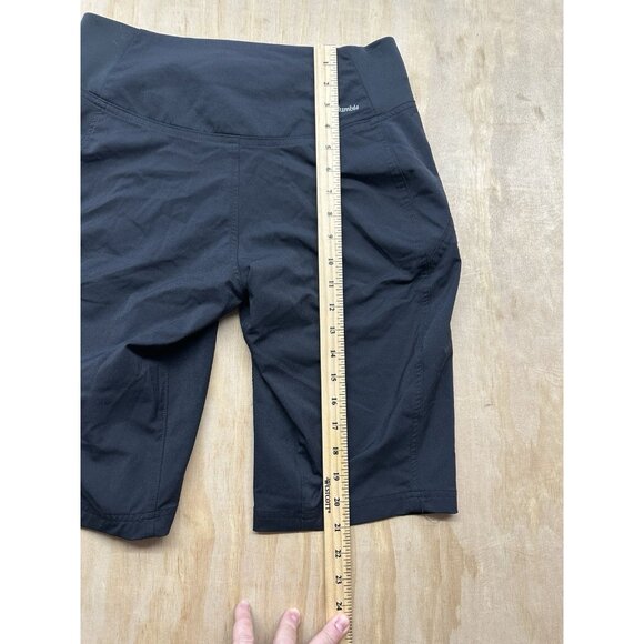 Columbia Black Nylon Bermuda Shorts Size 8 Stretch Hiking Outdoor Women’s - Picture 5 of 5